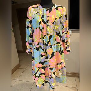 Who What Wear Multicolor Floral Dress